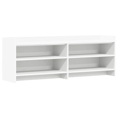 vidaXL TV skrinka 135 x 33 x 47 cm Biela Kompozitné drevo