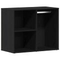 vidaXL Kosmetický kabinet Čierny dub 80 x 40 x 65 cm Kompozitné drevo