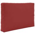 vidaXL Vankúš na vonkajšiu pohovku Polyester vínovo červená 60 x 60 cm