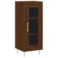 vidaXL Komoda hnedý dub 34,5x34x90 cm spracované drevo