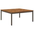 vidaXL Konferenčný stolík Prírodná a kávová 100 x 100,5 x 45 cm
