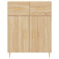 vidaXL Vysoká skrinka dub sonoma 69,5x34x180 cm spracované drevo