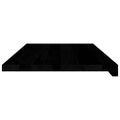 vidaXL Okenný parapet 2 ks hnedočierná 80x40x2 cm dubový masív