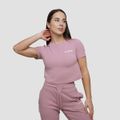 Dámske tričko Cropped Agile Woodrose - GymBeam, veľkosť L, veľkosť oblečenia L