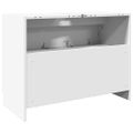vidaXL Skrinka pod umývadlo biela 78x37x59 cm kompozitné drevo