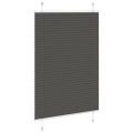 vidaXL plisovaná roleta čierna 90x150 cm Šírka látky 89,4 cm
