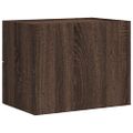 vidaXL Nástenné nočné stolíky 2 ks hnedý dub 45x30x35 cm