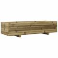 vidaXL Záhradný kvetináč 110x40x26,5 cm impregnovaná borovica