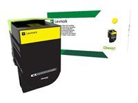 Extra vysoká výtěžnost - žlutá - originální - kazeta s barvivem LCCP, LRP - pro Lexmark CX510de, CX510de Statoil, CX510dhe, CX510dthe
