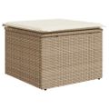 vidaXL Súprava záhradných pohoviek 9 ks 8-Počet miest Béžová a krémová