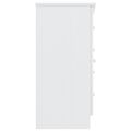vidaXL Komoda ALTA biela 77x35x73 cm borovicový masív
