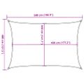 vidaXL Tieniaca plachta 160 g/m² červená 4x5 m HDPE
