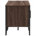vidaXL TV stolík hnedý dub 122x34x41 cm kompozitné drevo