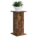 vidaXL Stojan na rastliny 2 ks Dymový dub 30,5 x 30 x 60,5 cm