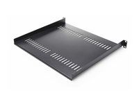 Startech 2-Pack 1U Server Rack Shelf, Vented, 44lb Capacity, 16" Deep (CABSHELF116V2PK) - Polica skrine - čierna - 1U - 19" (balenie 2)