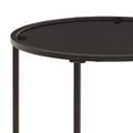 vidaXL Súprava na kávový stolík 2 ks 55 x 55 x 45 cm oceľ