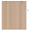vidaXL Roleta Hnedá 130 x 160 cm Bambus