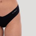 Bezšvové nohavičky Comfy 3Pack Black - GymBeam, veľkosť M