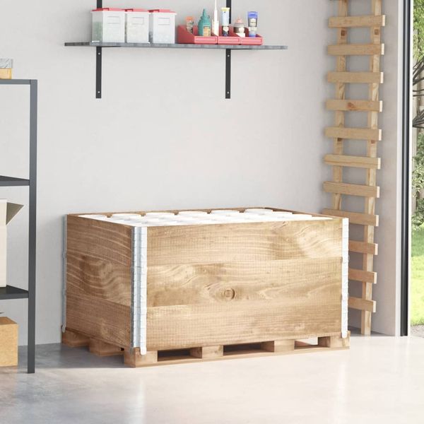 vidaXL Paletové ohrádky 3 ks 120x80 cm borovicový masív