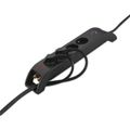 EMOS P54022 prepäťová ochrana 4 zásuvky + anténa, 2m, čierna