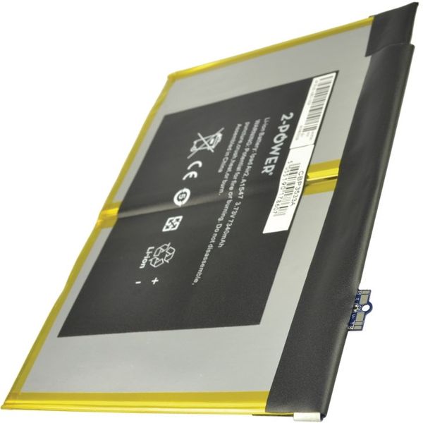 2-POWER Batéria 3,73V 7340mAh pre Apple iPad Air 2