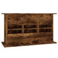 vidaXL Stojan na akvárium dymový dub 101x41x58 cm kompozitné drevo