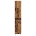 vidaXL Highboard Staré drevo 34,5 x 34 x 90 cm Kompozitné drevo