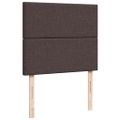 vidaXL Boxspring posteľ s matracom tmavohnedá 120x190 cm látka