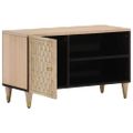 vidaXL TV skrinka 80x31x46 cm, mangový masív