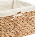 vidaXL Úložné košíky 3 ks Vodný hyacint 35 x 30 x 25 cm Prírodná