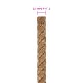 vidaXL Lano zo 100% juty 10 mm 250 m