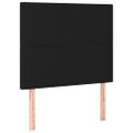 vidaXL Posteľný rám boxspring s matracom čierny 90x200 cm látka