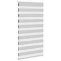 vidaXL Zebra roleta svetlosivá 75x150cm šírka látky 70,9 cm polyester