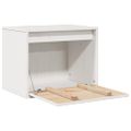 vidaXL Nástenné skrinky biele 45x30x35 cm masívne borovicové drevo