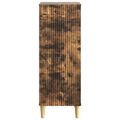 vidaXL Servírovacia skriňa Dymový dub 33 x 34,5 x 90 cm