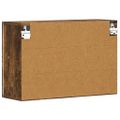 vidaXL Závesná skrinka s poličkou ELST Dymový dub 60 x 20 x 40 cm