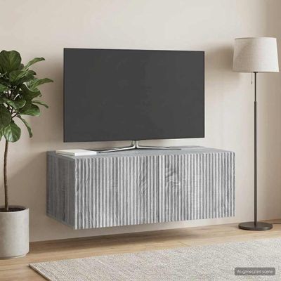 vidaXL Nástenná TV skrinka 78,5 x 41 x 30 cm Sivá sonoma