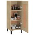 vidaXL Komoda dub sonoma 34,5x34x90 cm spracované drevo