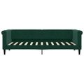 vidaXL Denná posteľ s matracom tmavozelená 80x200 cm zamat