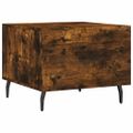 vidaXL Konferenčné stolíky 2 ks dymový dub 50x50x40cm kompozitné drevo