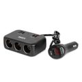Predlžovacia zásuvka 2x USB-A 1x USB-C QC4.0 12/24V 120W 80cm AMiO-04366