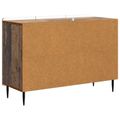 vidaXL Servírovacia skriňa so zásuvkou Staré drevo 89 x 34,5 x 62 cm
