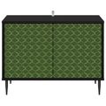 vidaXL TV skrinka GELEEN 69 x 33 x 50,5 cm Čierny dub Kompozitné drevo