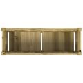 vidaXL Záhradný kvetináč 90x31x31 cm impregnovaná borovica