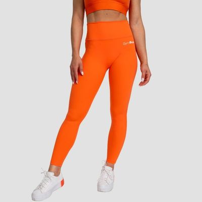 Dámske legíny High-waist Limitless Orange - GymBeam, veľkosť XXL, veľkosť oblečenia XXL