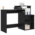 vidaXL Stôl Čierny dub 120,5 x 44 x 88,5 cm Kompozitné drevo