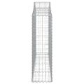 vidaXL Oblúkové gabiónové koše 18 ks 200x30x100/120cm pozinkov. železo