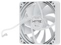 HYTE ventilátor 120mm PWM / barva Snow White / 1500rpm / 72CFM / ABS / 4-pin / sada 4x ventilátor Ventilátor, 120mm, FDB ložisko, 4pin PWM, výška 25mm, bílý, 4ks