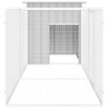 vidaXL Klietka pre kurčatá sivá 300x91x100 cm pozinkovaná oceľ