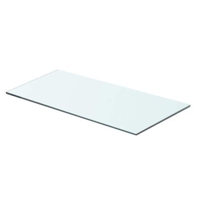 vidaXL Poličkový panel z priehľadného skla, 60x25 cm